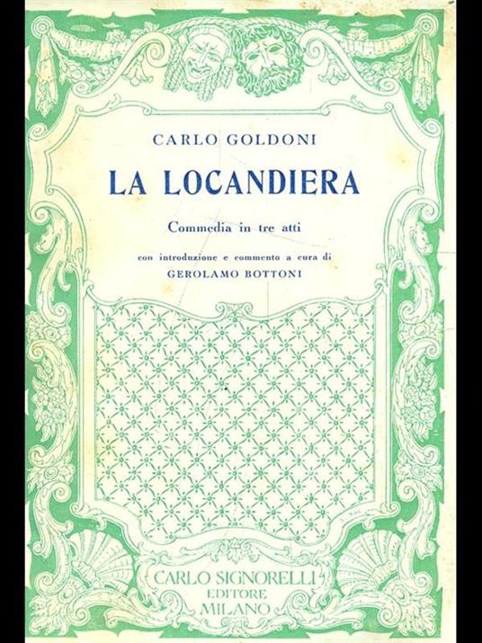 La locandiera - Carlo Goldoni - copertina