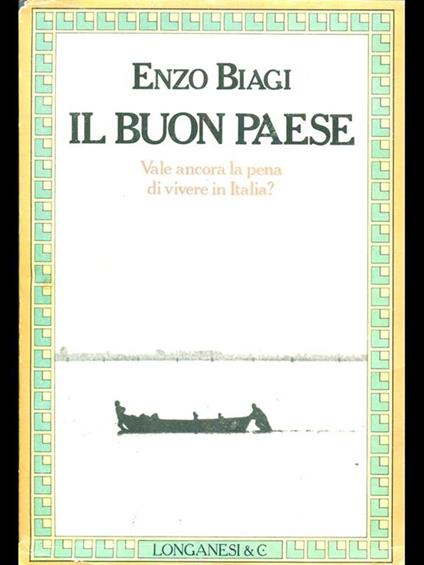 Il buon paese - Enzo Biagi - copertina
