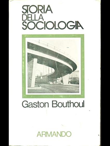 Storia della sociologia - copertina