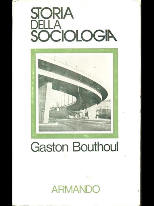 Storia della sociologia - copertina