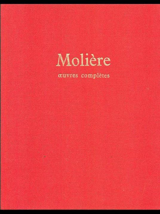 Oeuvres completes - Molière - copertina