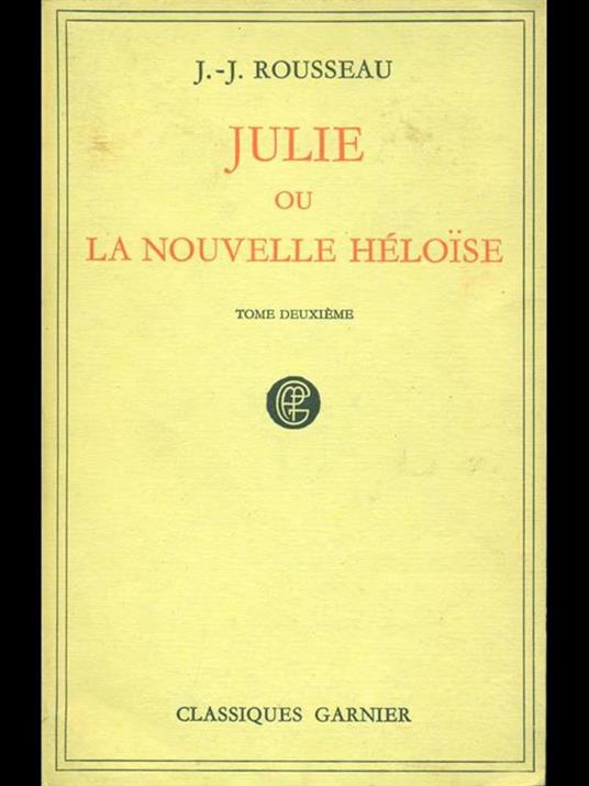Julie ou la nouvelle Heloise tomo2 - copertina