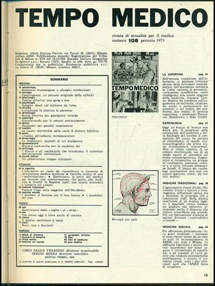 Tempo medico 1973 - copertina