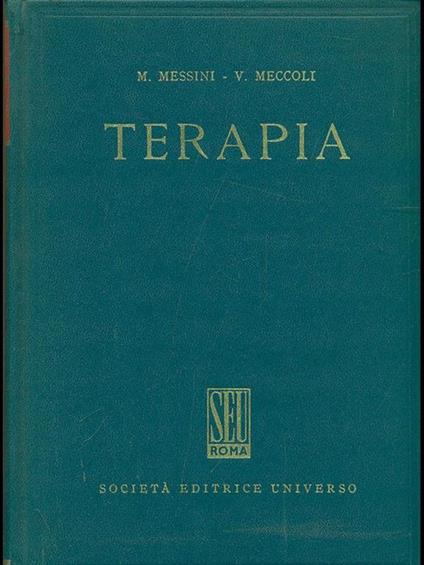 Terapia - Mariano Messini,V. Meccoli - copertina