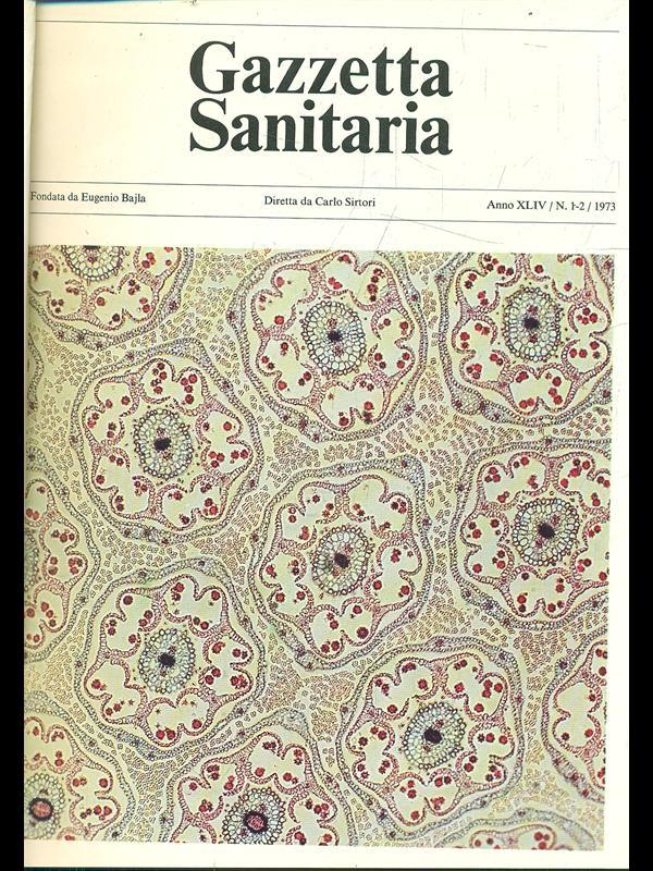 Gazzetta sanitaria 1973