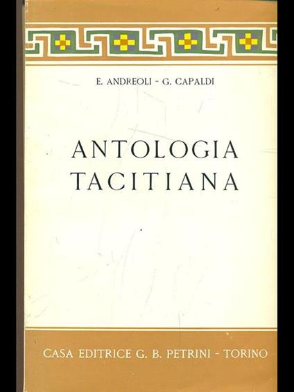 Antologia tacitiana - copertina