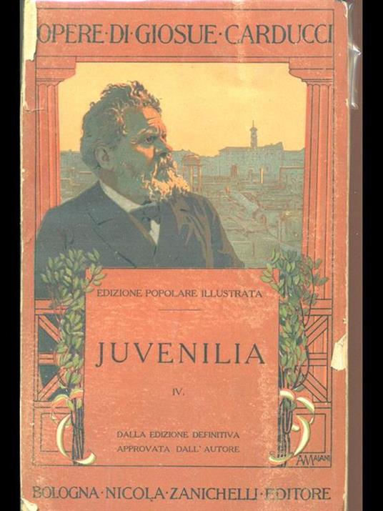 Juvenilia IV - Giosuè Carducci - copertina