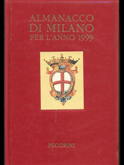 Almanacco di Milano per l'anno 1999 - copertina