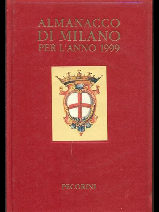 Almanacco di Milano per l'anno 1999 - copertina