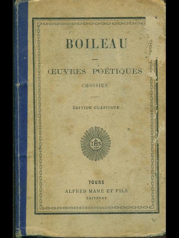 Å’uvres poétiques