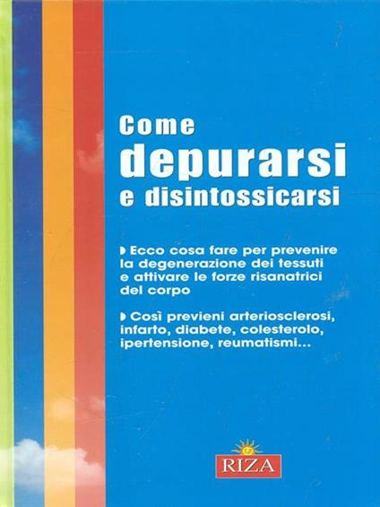 Come depurarsi e disintossicarsi - copertina