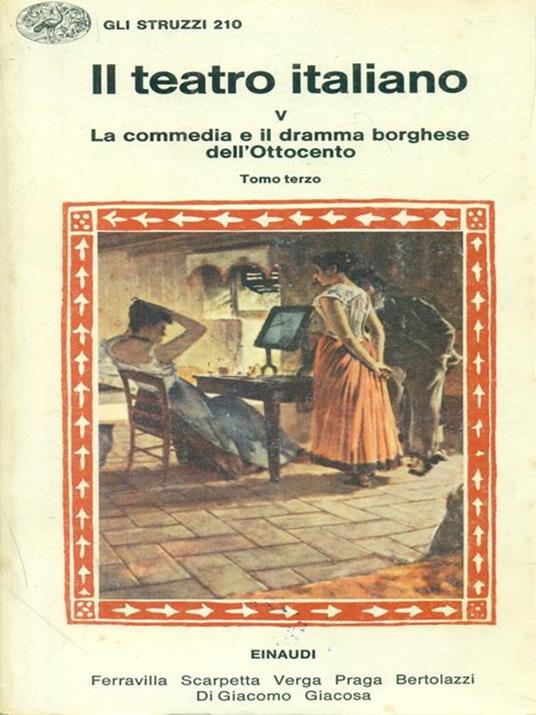Il teatro italiano - copertina