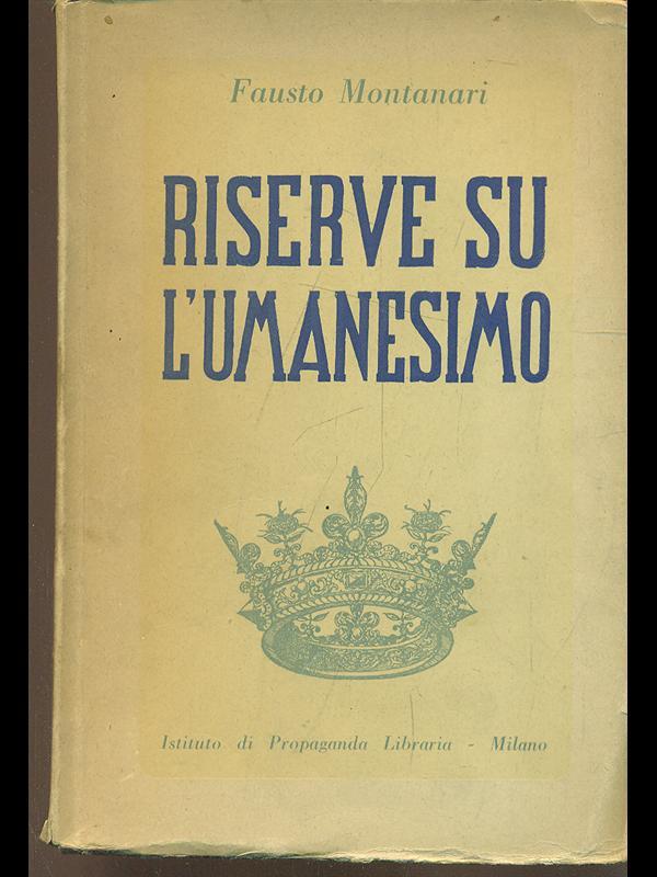 Riserve su l'umanesimo
