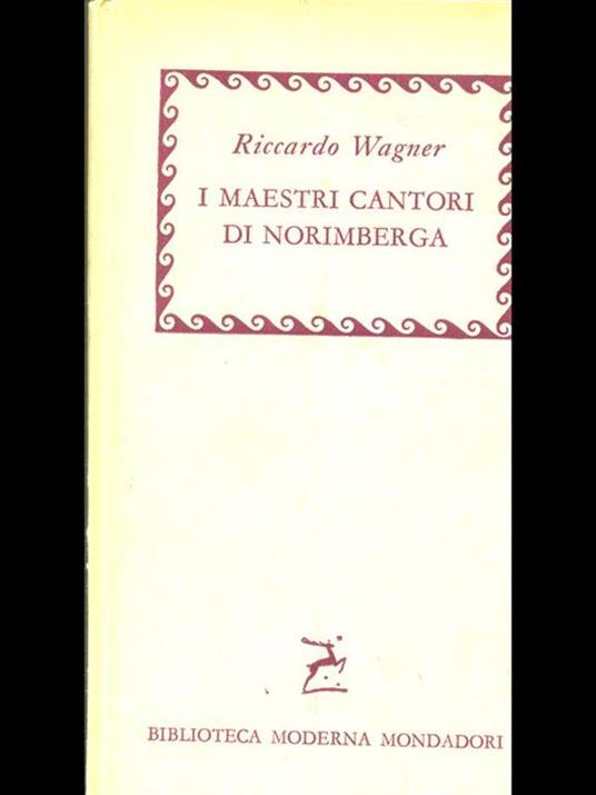 I maestri cantori di Norimberga - Richard Wagner - copertina