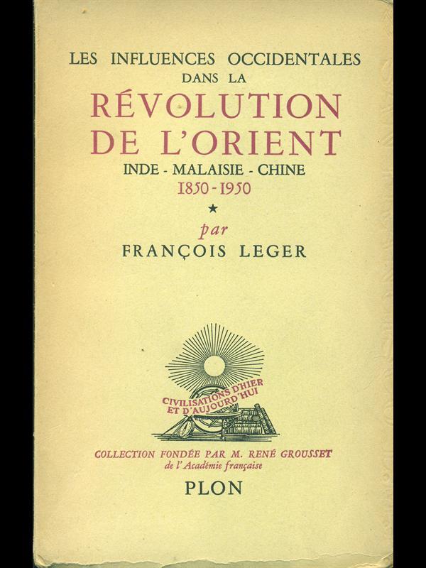 Les influences occidentales dans la revolution de l'Orient