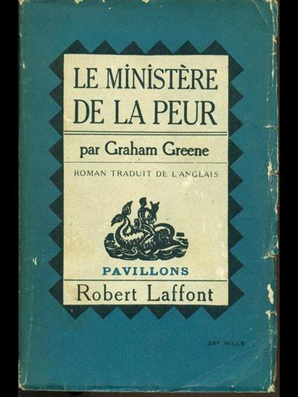 Le ministere de la peur - Graham Greene - copertina