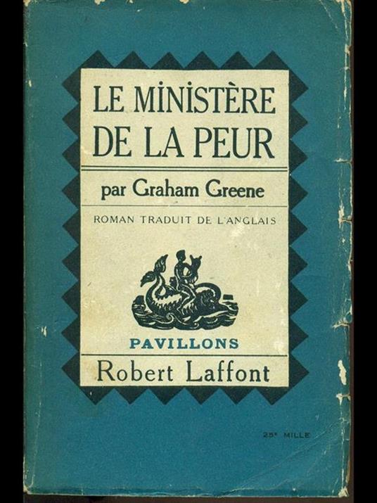 Le ministere de la peur - Graham Greene - copertina