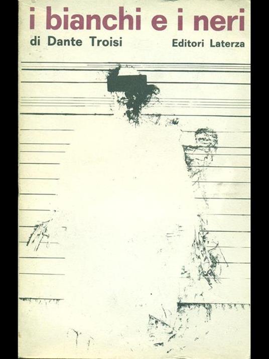 I bianchi e i neri - Dante Troisi - copertina