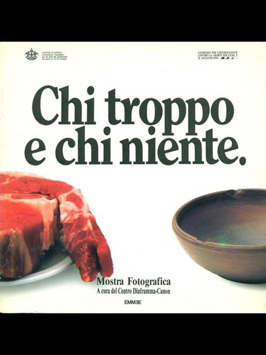 Chi troppo e chi niente - copertina