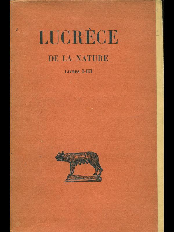 De la nature tomo 1-2