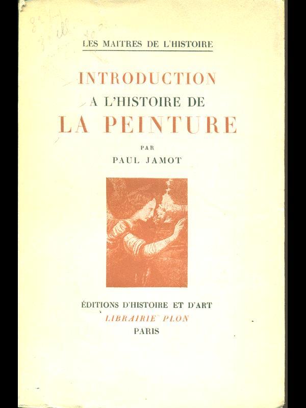 Introduction a l'histoire de la peinture