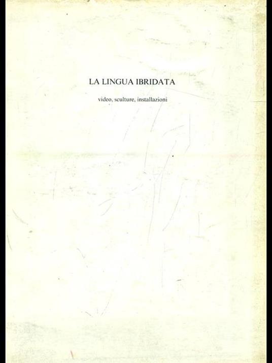 La lingua ibridata - copertina
