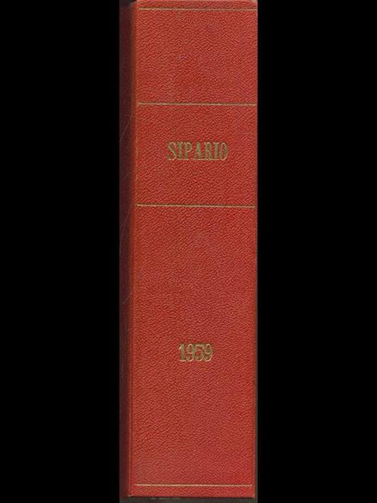 Sipario 1959 - copertina