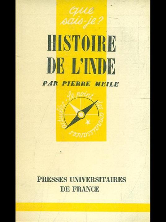 Histoire de l'Inde - Pierre Meile - copertina