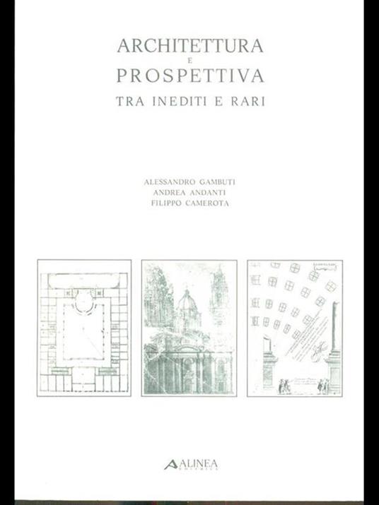 Architettura e prospettiva. Tra inediti e rari - copertina