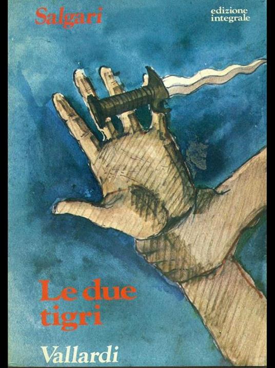 Le due tigri - Emilio Salgari - copertina