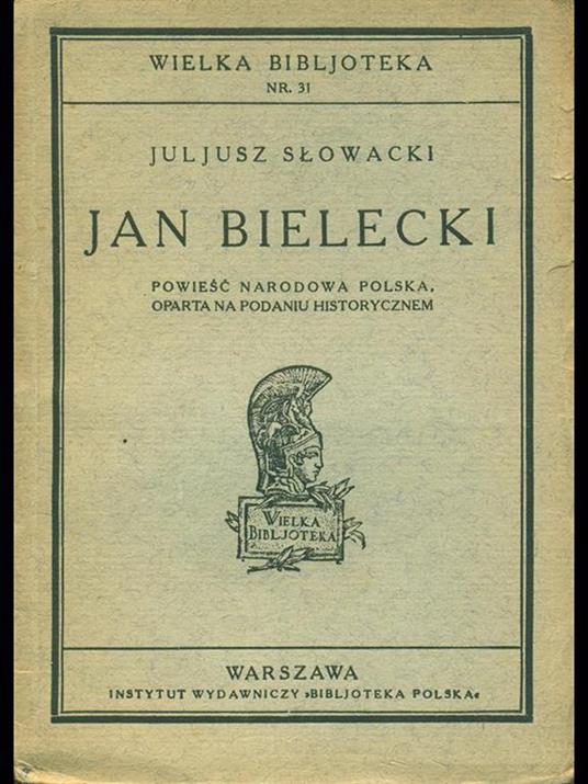 Jan Bielecki - copertina