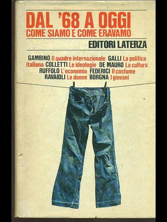Dal '68 a oggi - copertina