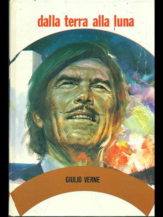 Dalla terra alla luna - Jules Verne - copertina