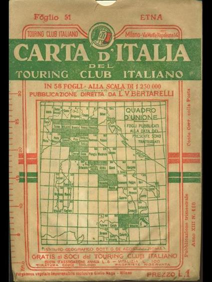 Etna-Carta d'Italia n. 51 - copertina