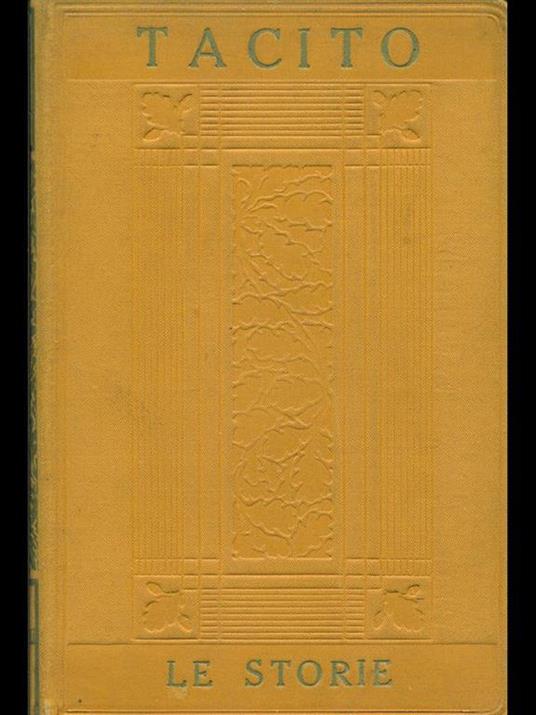 Le storie - P. Cornelio Tacito - copertina