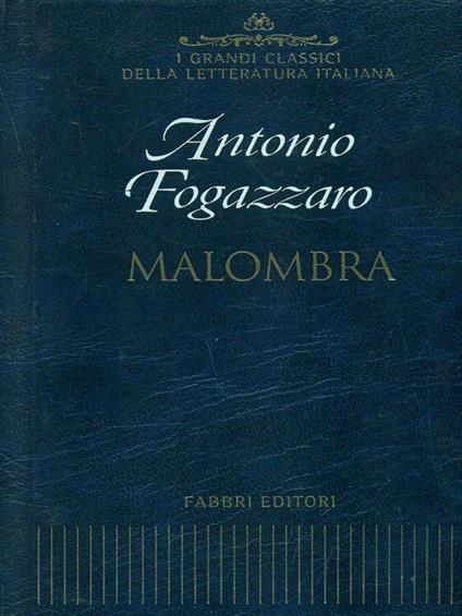 Malombra - Antonio Fogazzaro - copertina