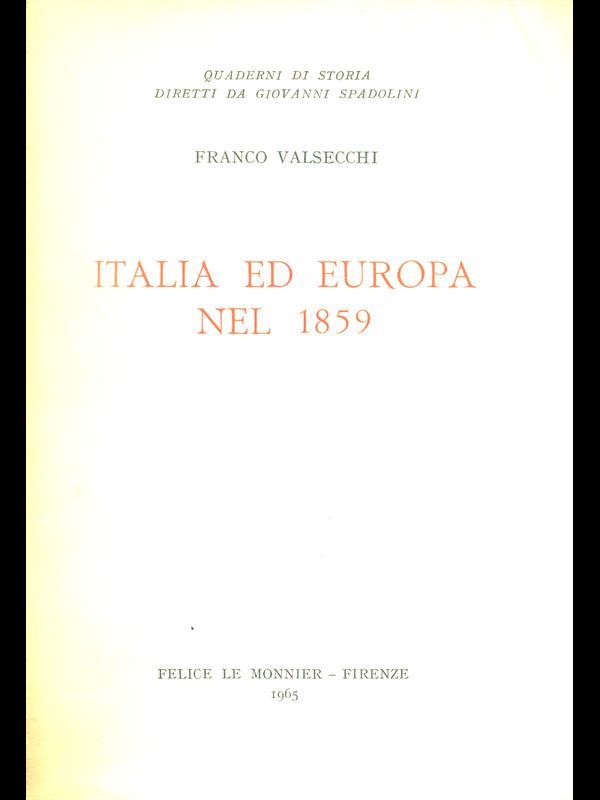 Italia ed Europa nel 1859