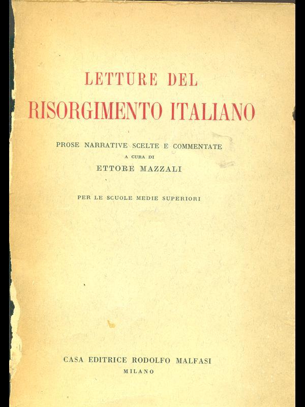 Letture del Risorgimento Italiano