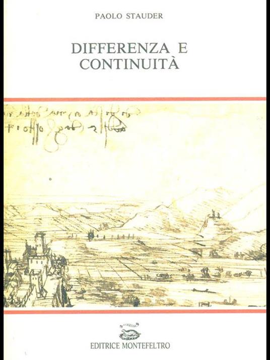 Differenza e continuità - Paolo Stauder - copertina