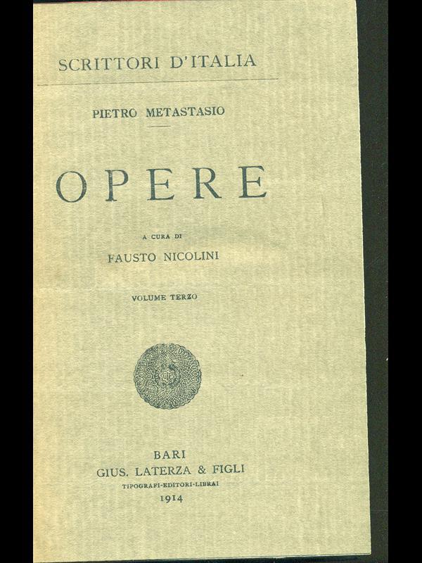 Opere III
