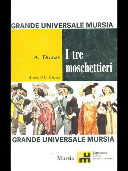 I tre moschettieri - Alexandre Dumas - copertina