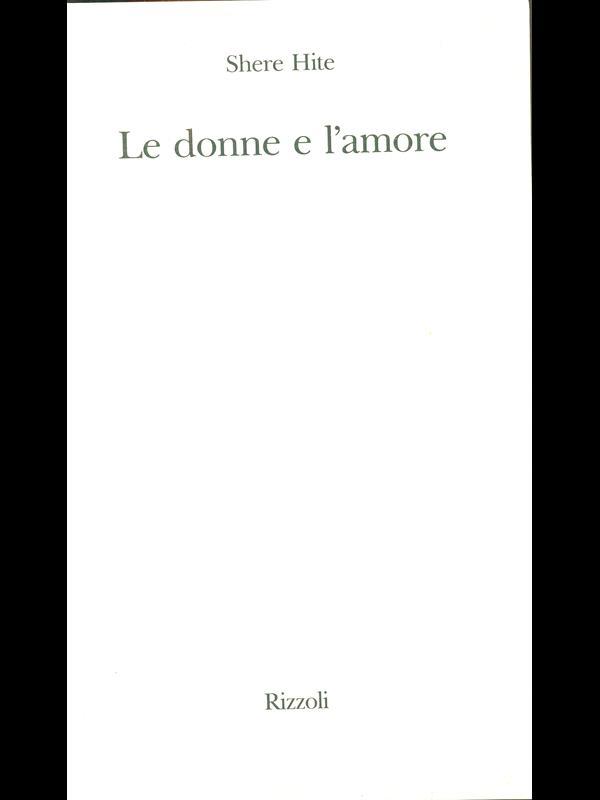 Le donne e l'amore