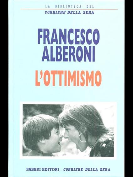 L' Ottimismo - Francesco Alberoni - copertina
