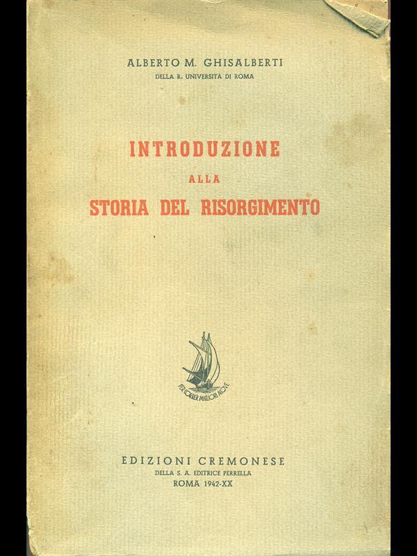 Introduzione alla storia del Risorgimento