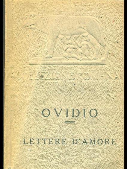 Lettere d'amore - P. Nasone Ovidio - copertina