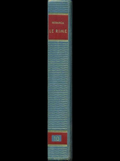 Le rime - Francesco Petrarca - copertina