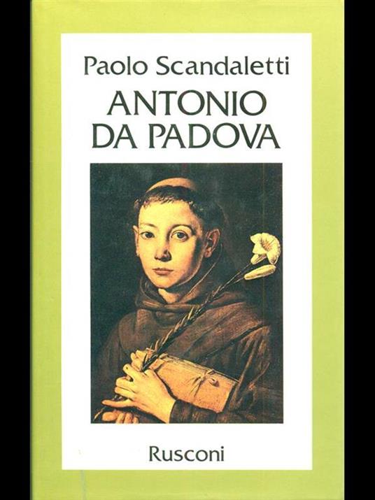 Antonio da Padova - Paolo Scandaletti - copertina