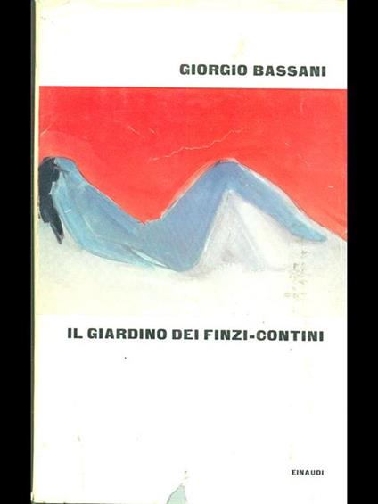 Il giardino dei Finzi-Contini - Giorgio Bassani - copertina
