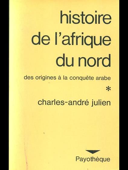 Histoire de l'afrique du nord I - copertina