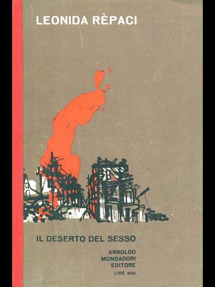 Il deserto del sesso - Leonida Rèpaci - copertina